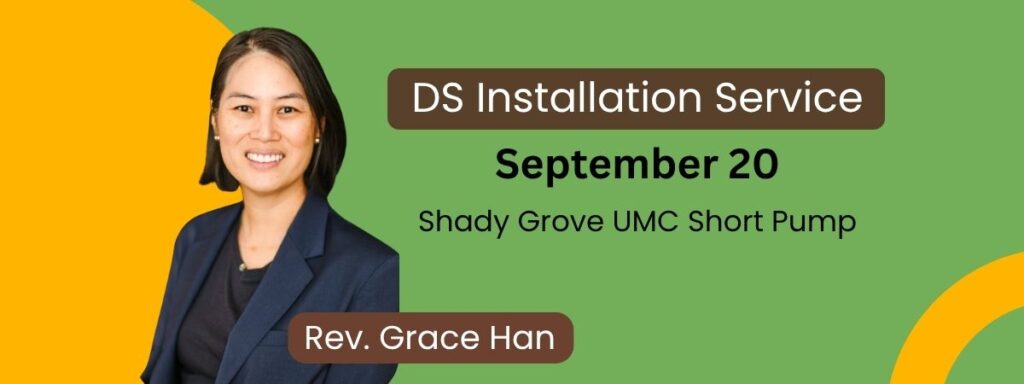 image of DS Grace Han and Date/Location of her installation service